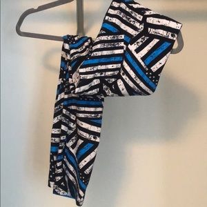 Thin Blue Line Leggings